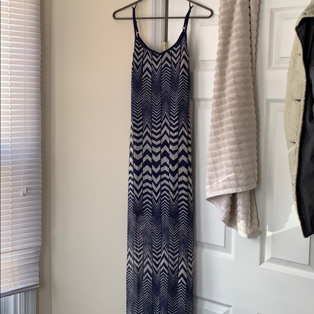 Blue maxi dress